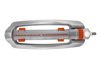 Metal Variable-Width Oscillating Sprinkler White Line